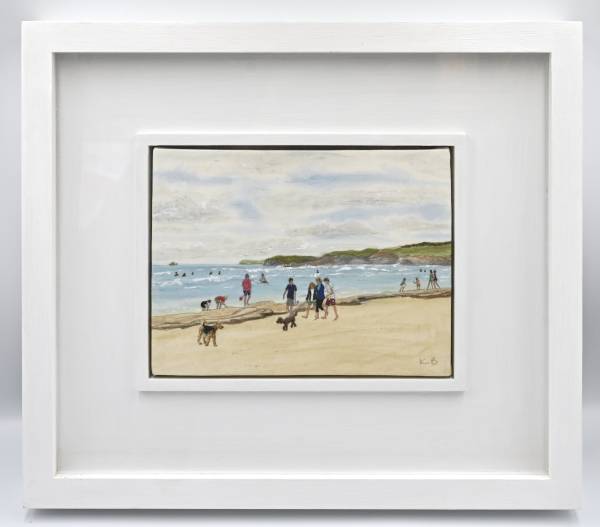 - Mixed Media on Textile, Painting by Kim Bentley, measuring 16 x 21 cm (H x W) framed at 34 x 39 cm £585